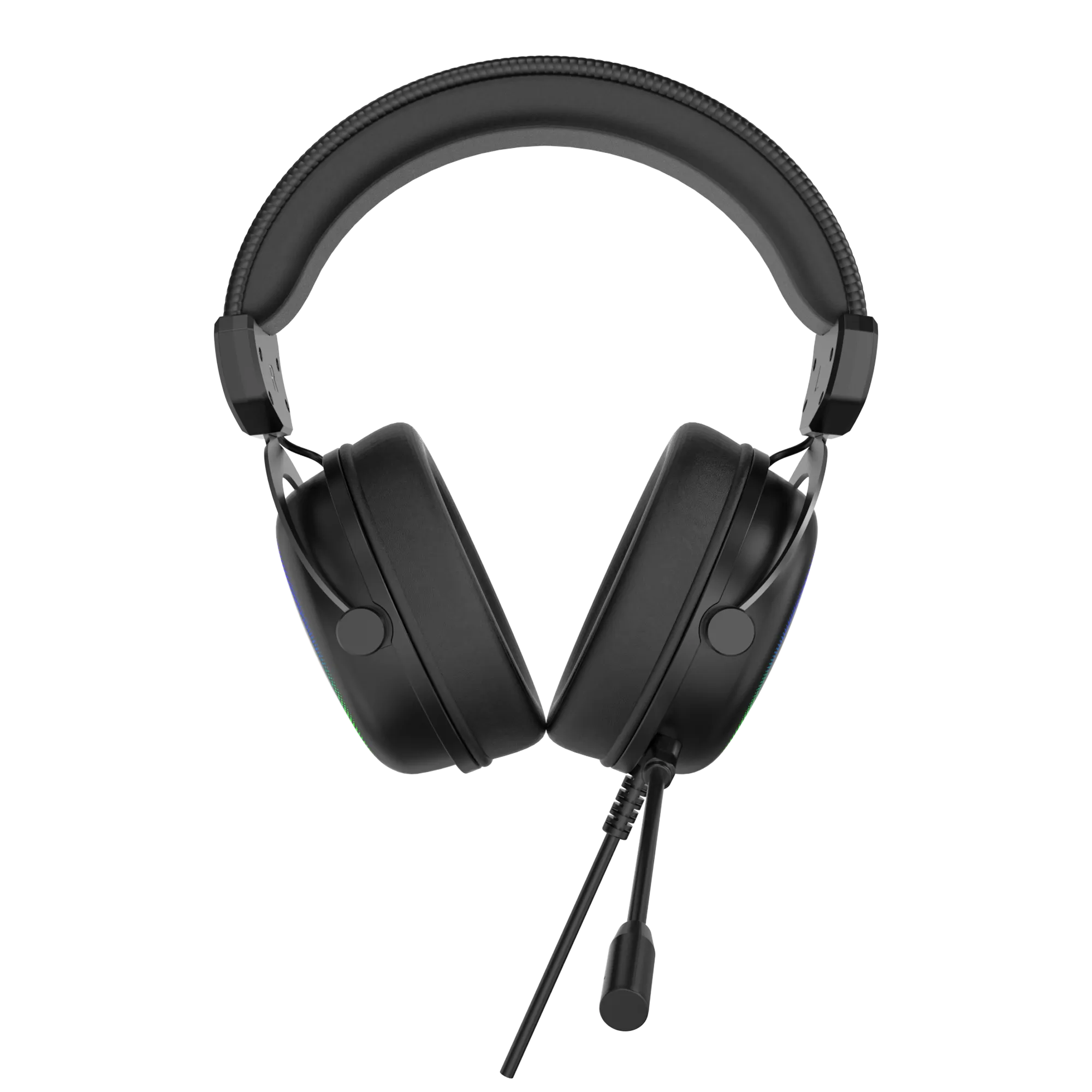 Auralis 7.1 RGB Kablolu Mikrofonlu Profesyonel Oyuncu Kulaklığı Siyah thumbnail 4