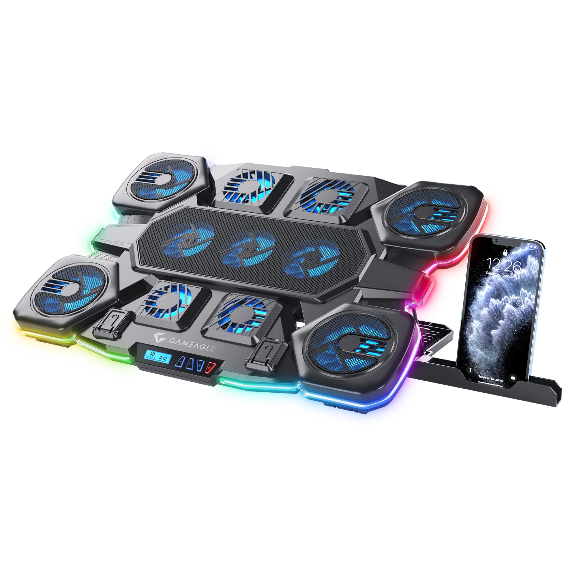 Eagle Vortex K11 RGB 11 Fanlı 10 RGB Modlu 9-17.3'' Notebook Soğutucu