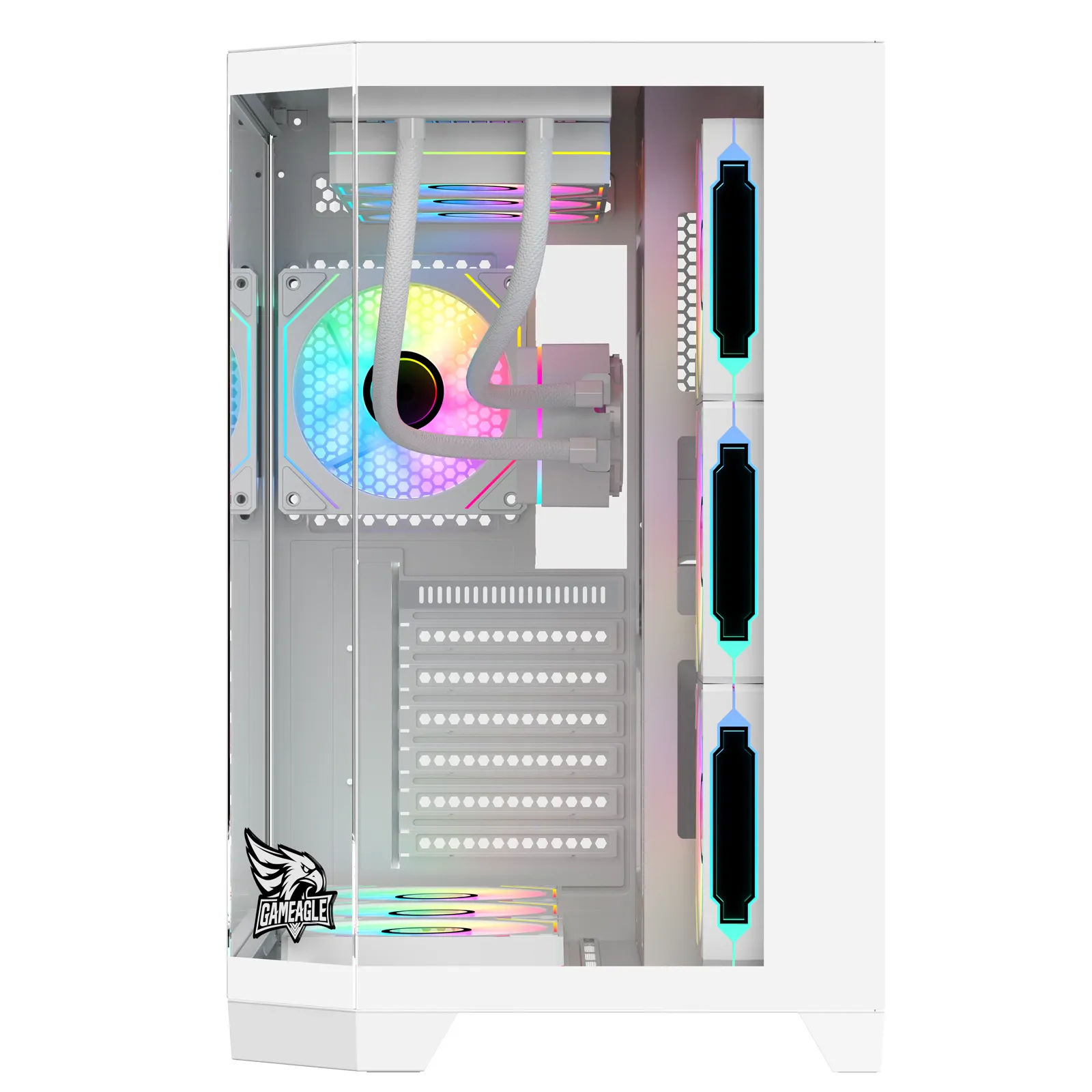 Edge 7 ARGB Oyuncu PC Kasası 850W Sıvı Soğutmalı (Beyaz) thumbnail 3