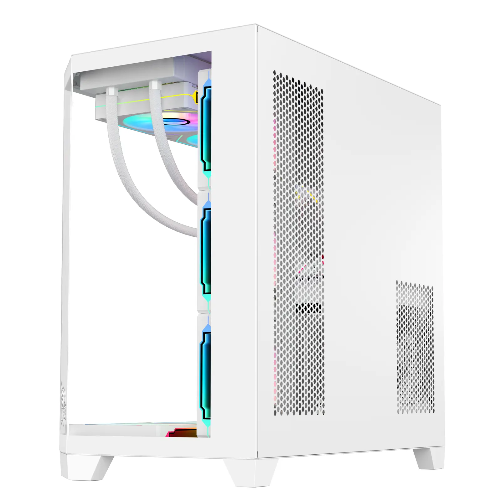 Edge 7 ARGB Oyuncu PC Kasası 850W Sıvı Soğutmalı (Beyaz) thumbnail 4