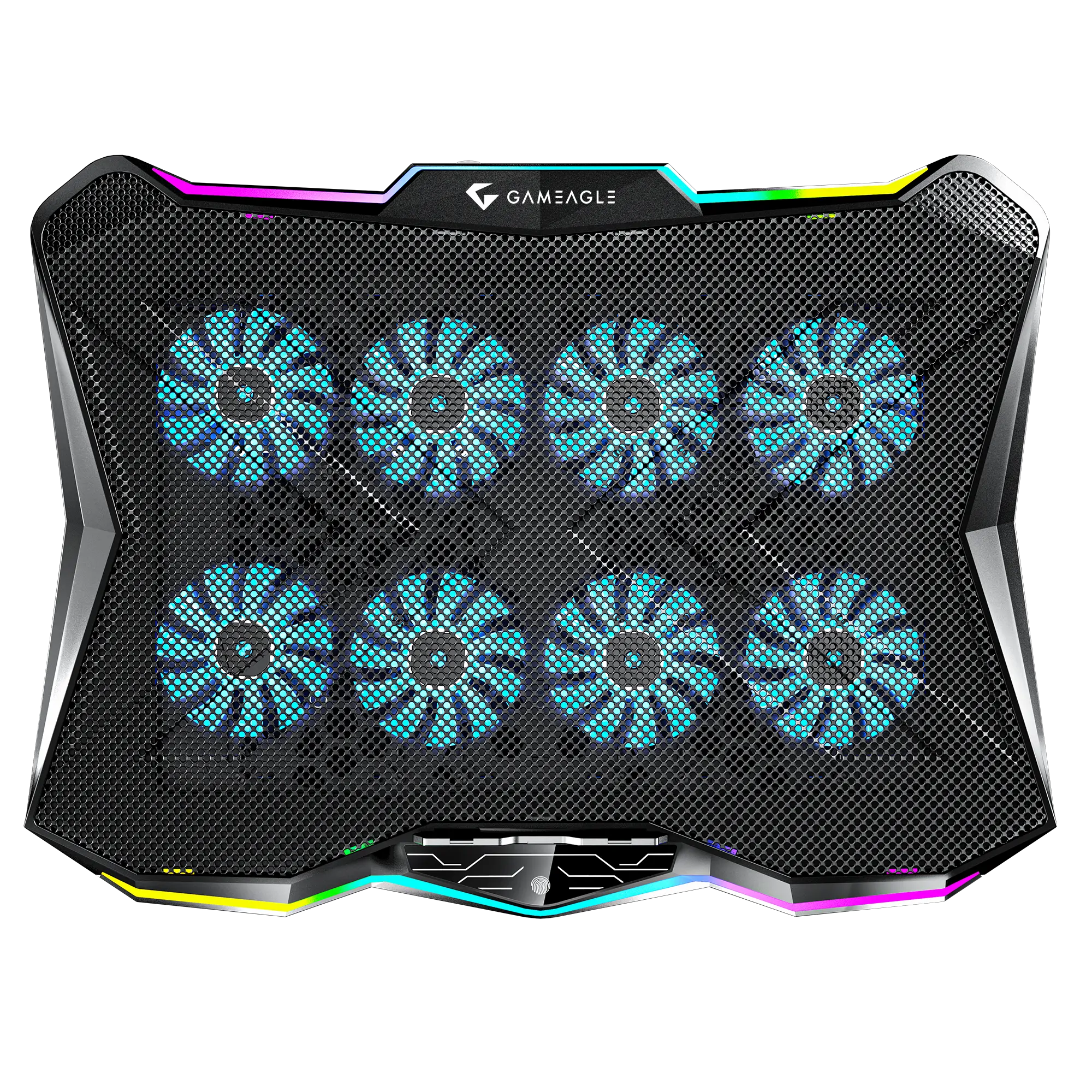 Frostcore X8 RGB 8 Fanlı 10 RGB Modlu  9-17’’ Notebook Soğutucu thumbnail 2