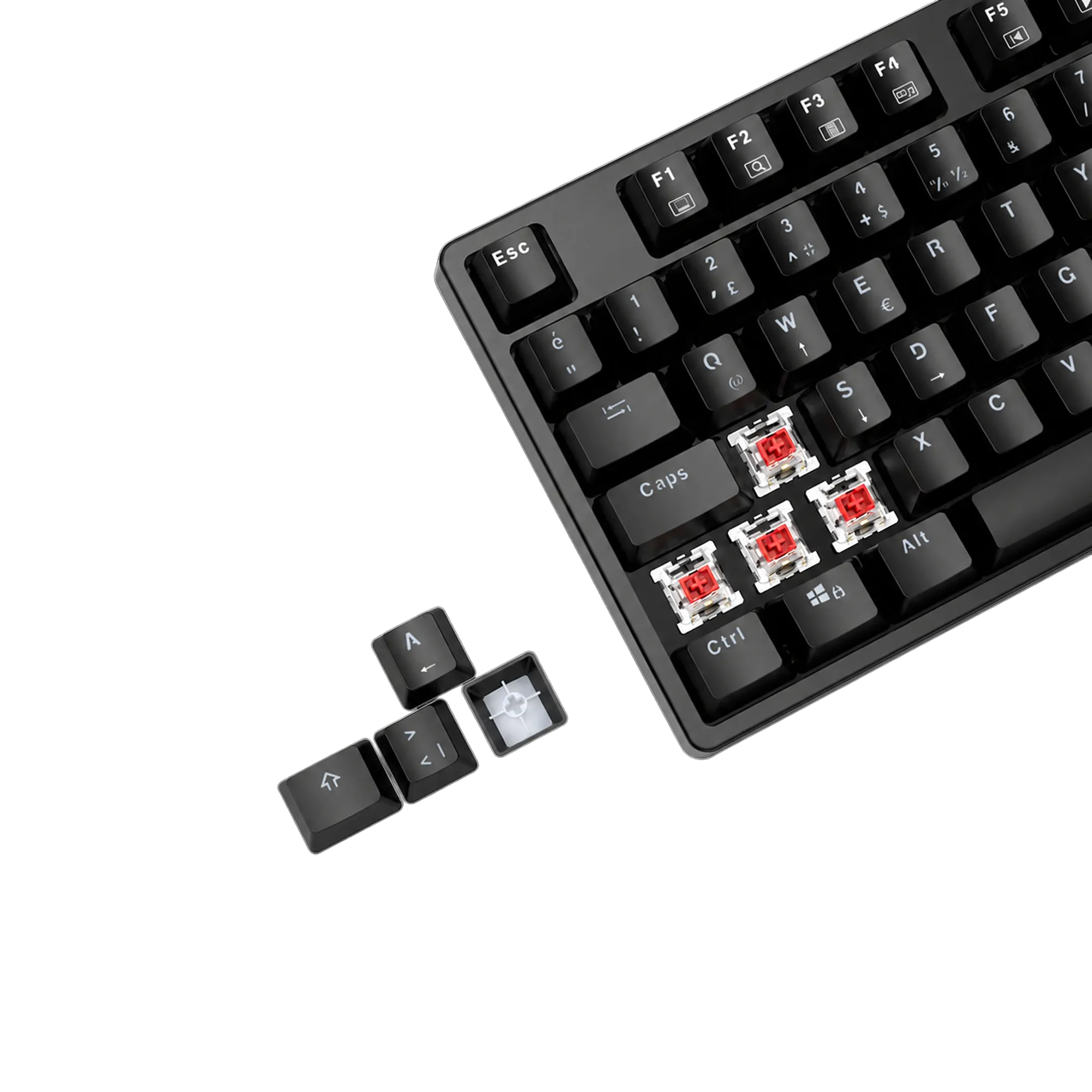 Fullflex Mekanik Kablolu Işıklı Türkçe Q Klavye (Red Switch) thumbnail 6