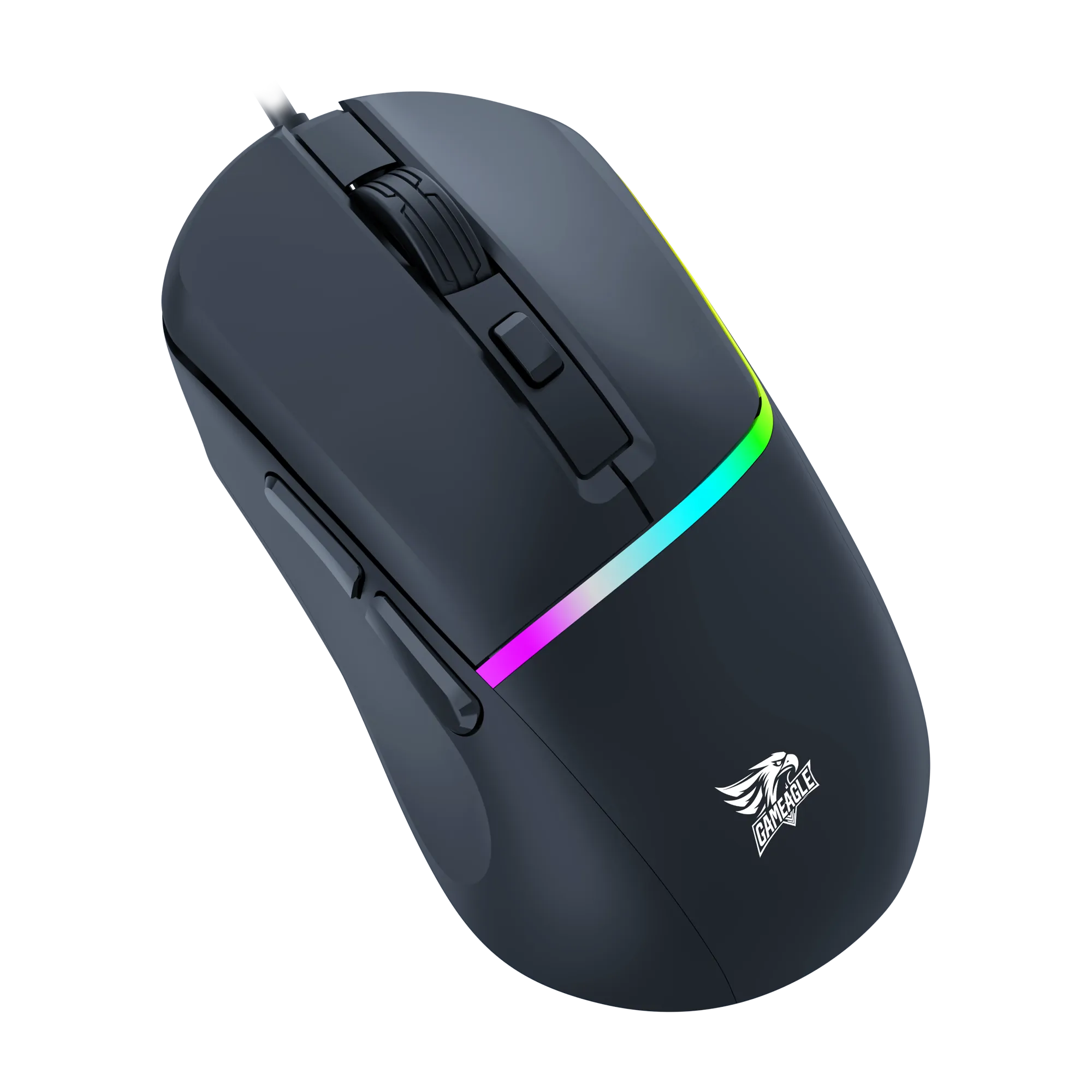  GE517M Kablolu RGB Oyuncu Gaming Optik Mouse (Siyah) thumbnail 2