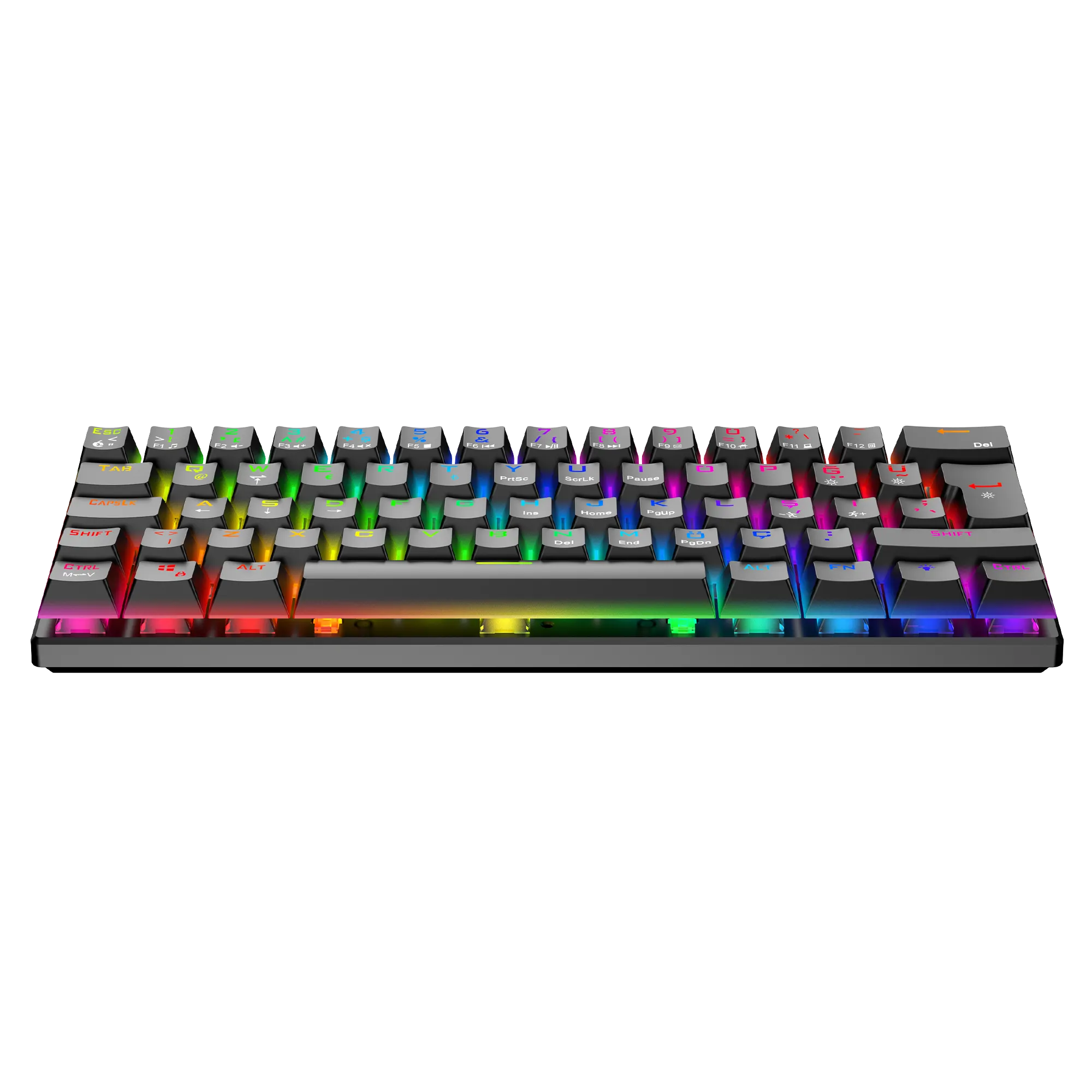 Helios RGB Kablolu Bilek Destekli Mekanik Oyuncu Klavyesi Siyah thumbnail 4