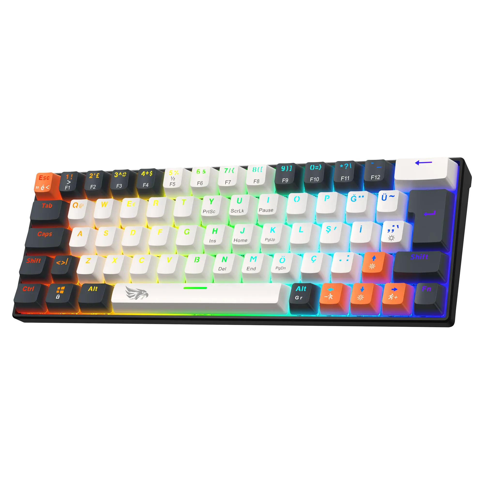 Neopulse Mekanik Kablolu Işıklı Klavye Beyaz (Blue Switch) thumbnail 2