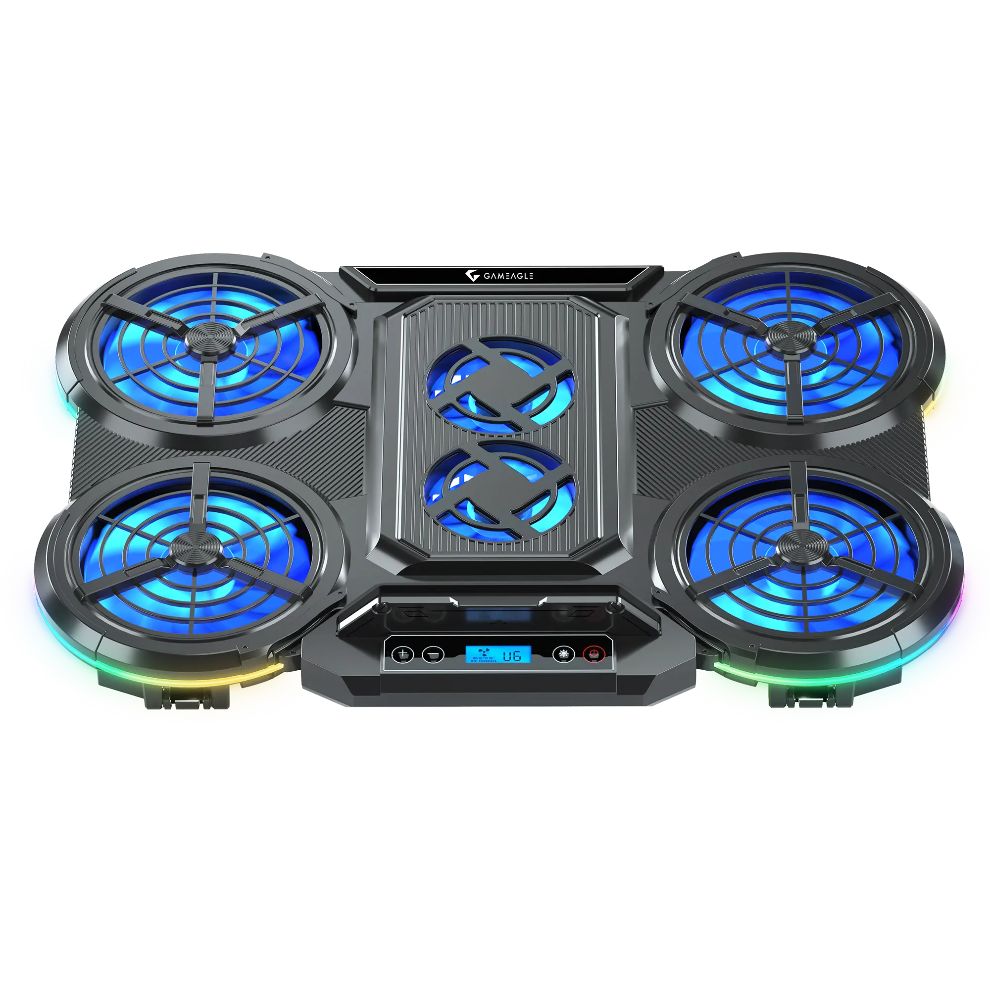 Norsca S6 RGB 6 Fanlı 10 RGB Modlu  9-17’’ Notebook Soğutucu thumbnail 2