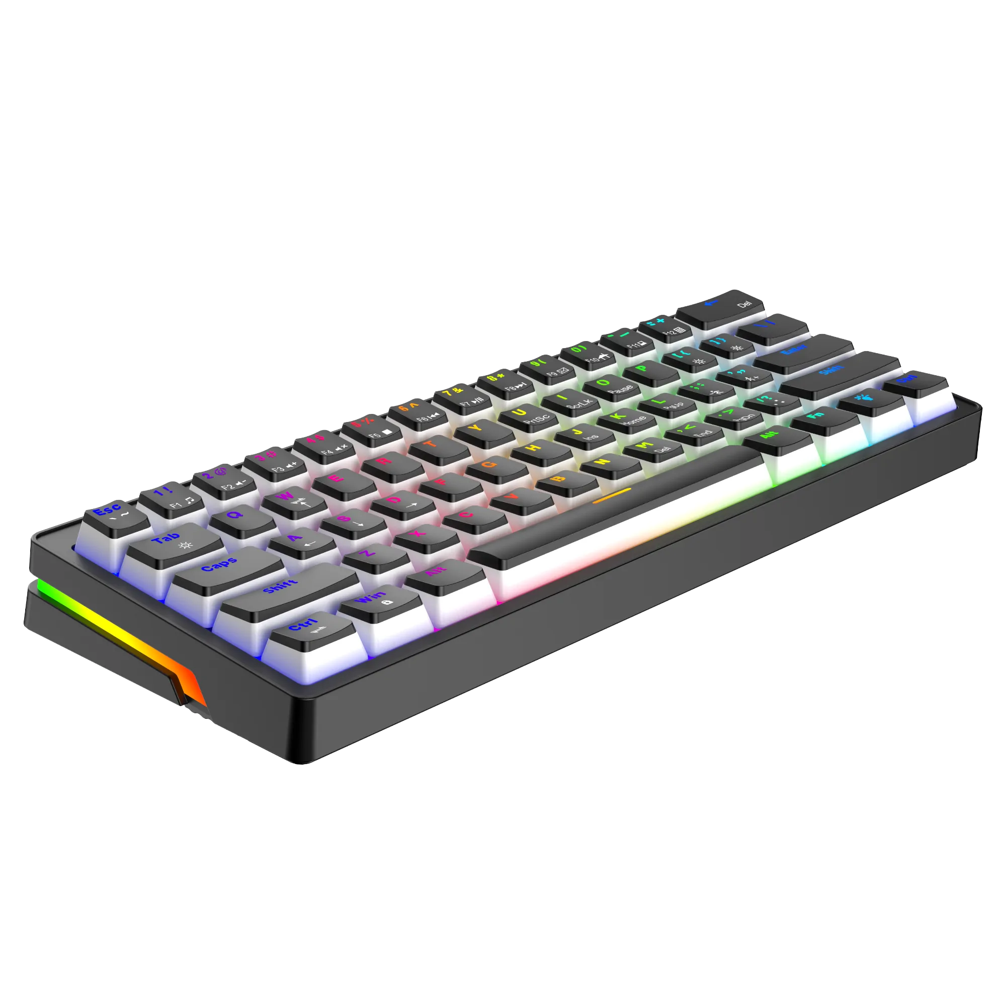 Poseidon RGB Kablolu Full Anti-Ghosting Mekanik Oyuncu Klavyesi Siyah thumbnail 4