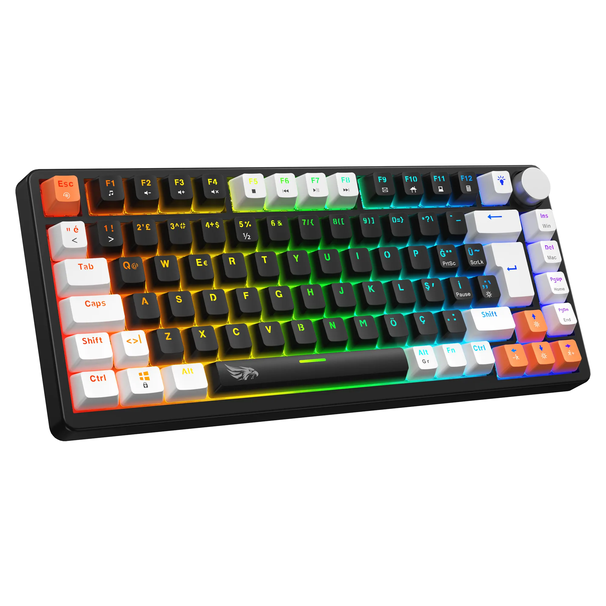 Strike Compact Mekanik Kablolu Işıklı Klavye Siyah (Blue Switch) thumbnail 3