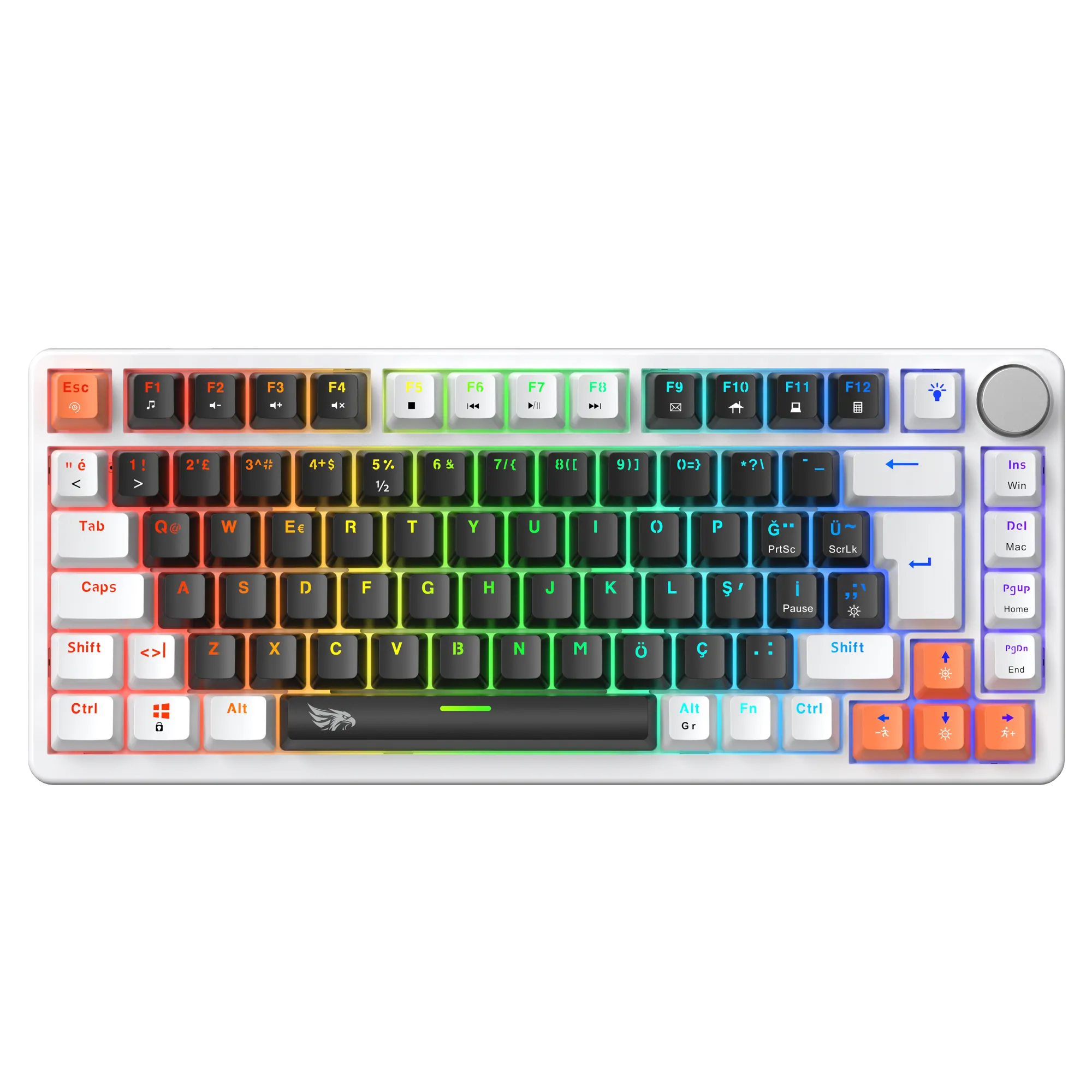Strike Compact V2 Kablolu Mekanik Oyuncu Klavyesi (Red Switch)