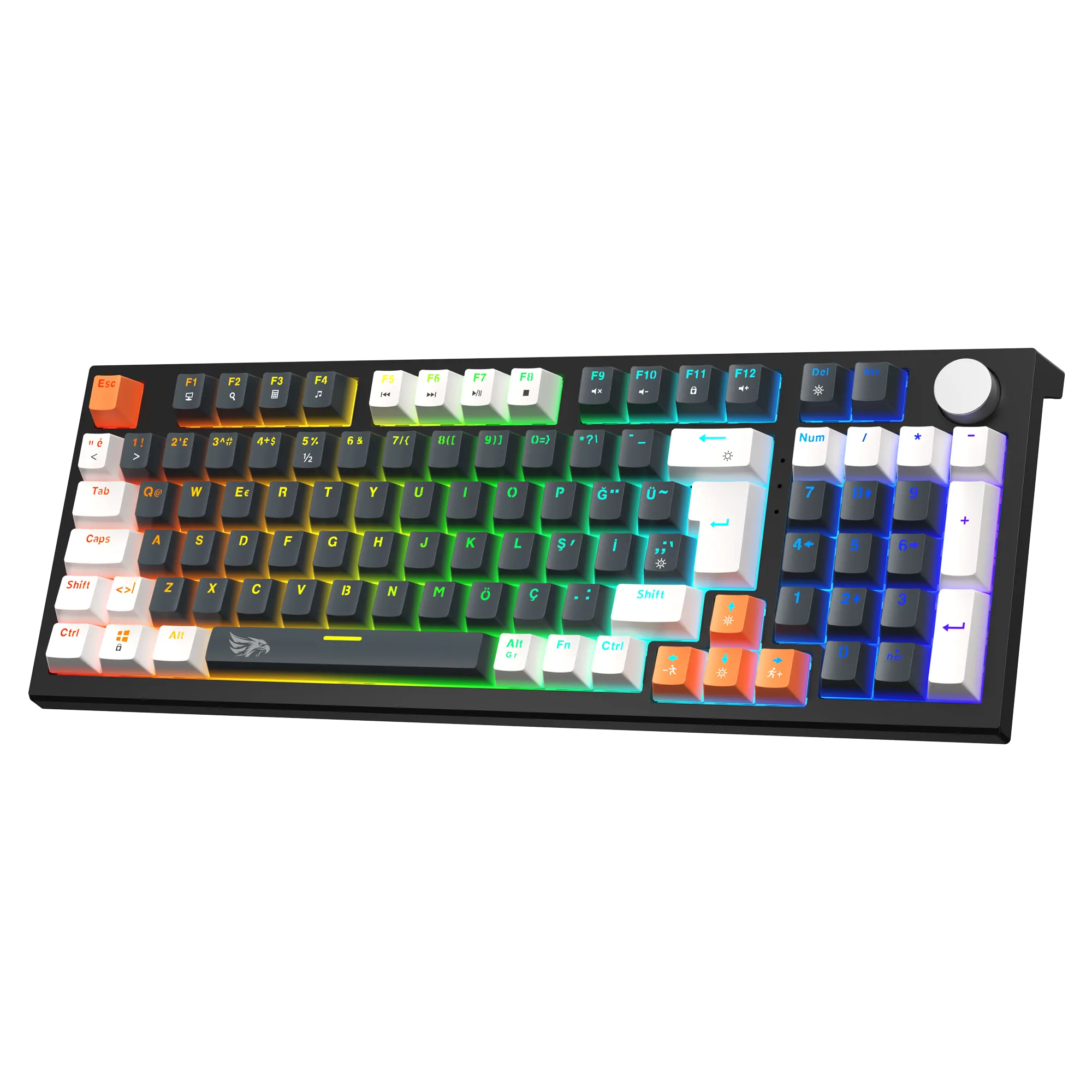 Strike Plus Mekanik Kablolu Işıklı Klavye Siyah (Blue Switch) thumbnail 2