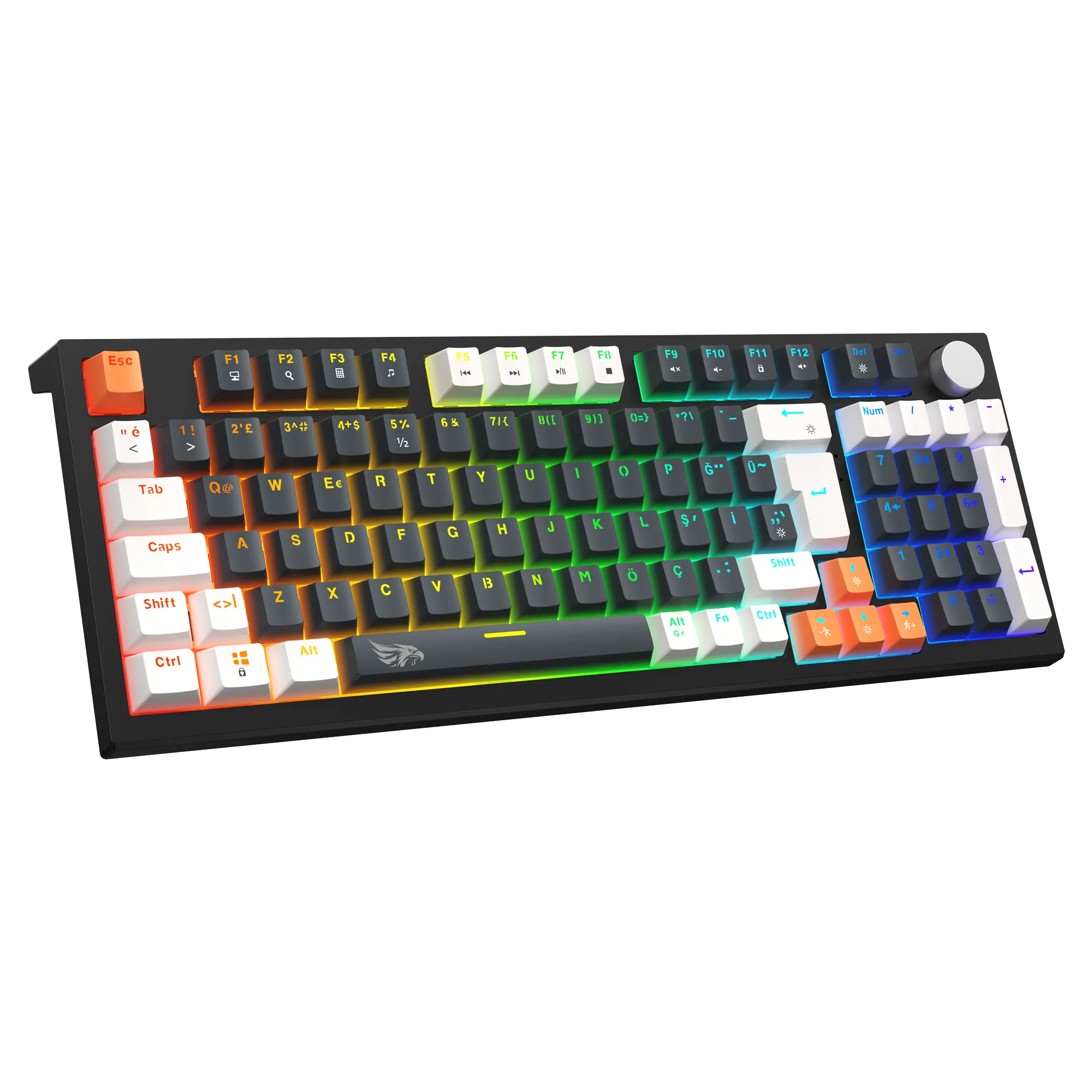 Strike Plus Mekanik Kablolu Işıklı Klavye Siyah (Blue Switch) thumbnail 3
