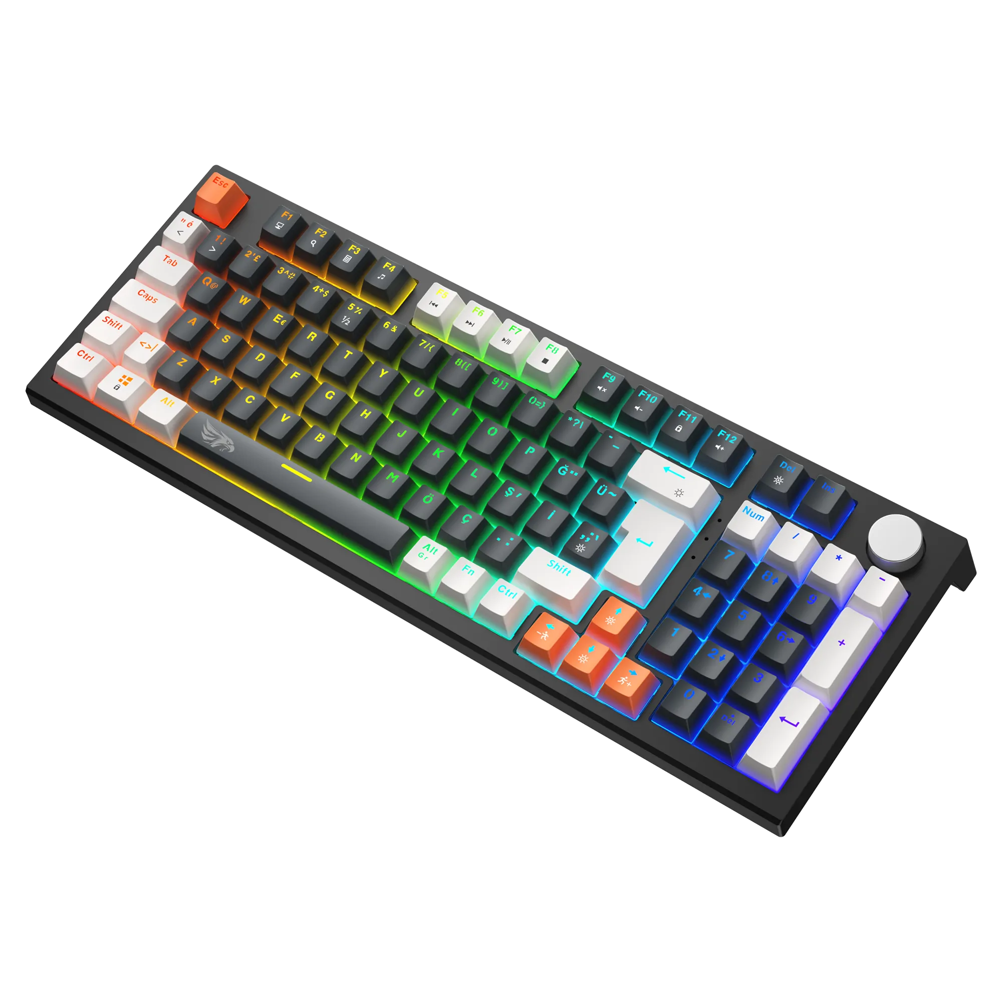 Strike Plus Mekanik Kablolu Işıklı Klavye Siyah (Blue Switch) thumbnail 4