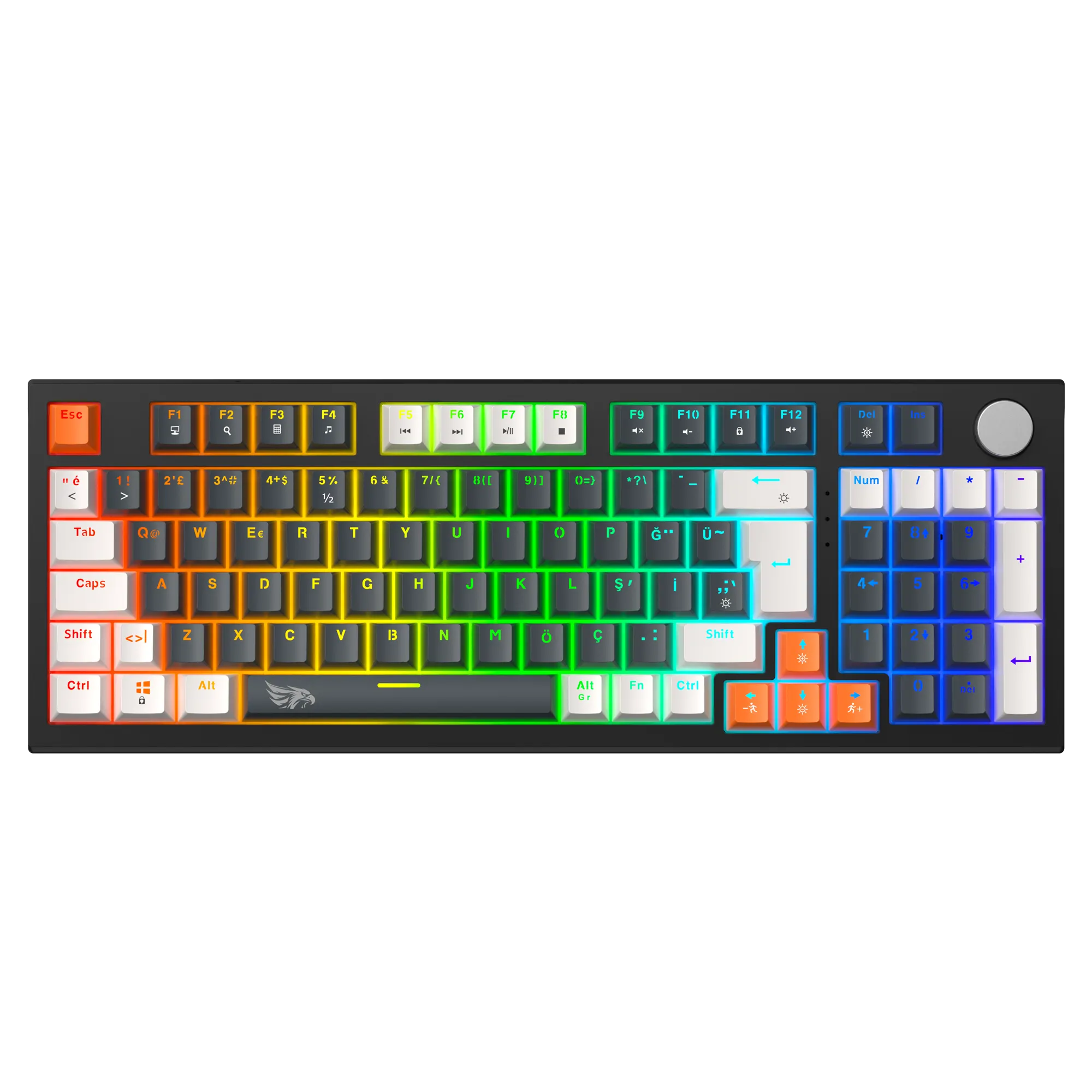Strike Plus Mekanik Kablolu Işıklı Klavye Siyah (Red Switch)