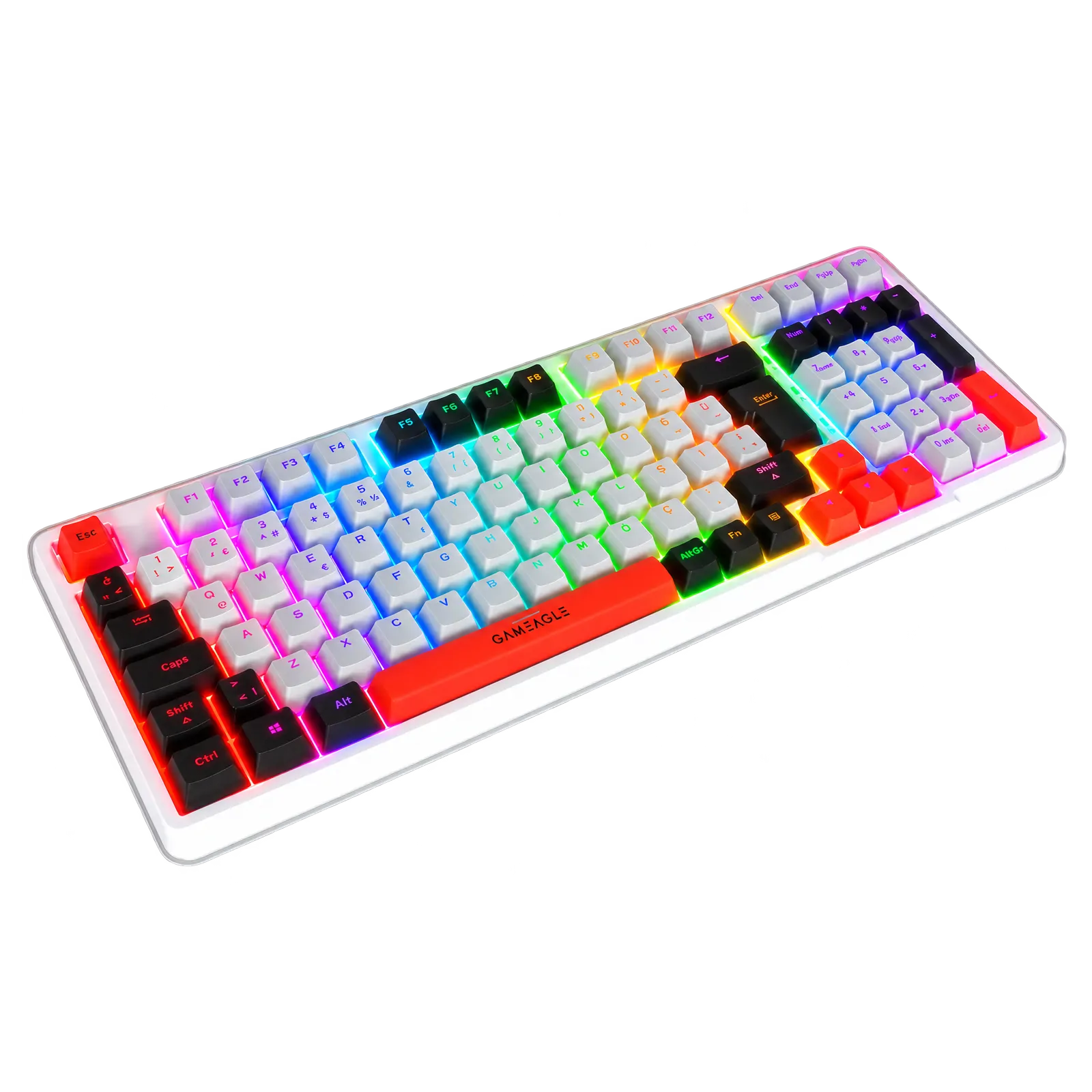 Troya Rgb Kablosuz 3 Mod Mekanik Oyuncu Klavyesi Mix V1 thumbnail 4