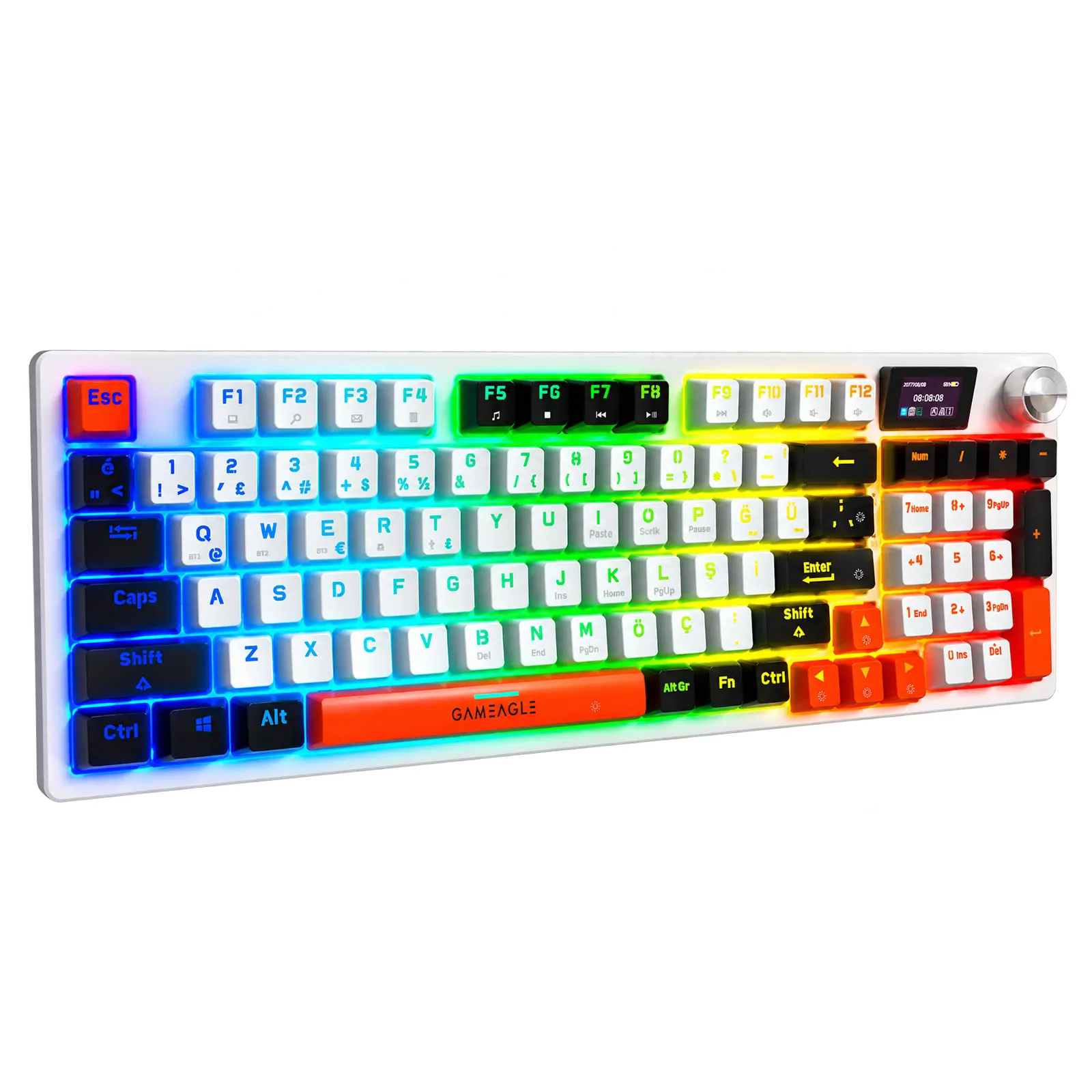 Vision Prime Rgb Kablosuz 3 Mod Mekanik Oyuncu Klavyesi Mix V1 thumbnail 3